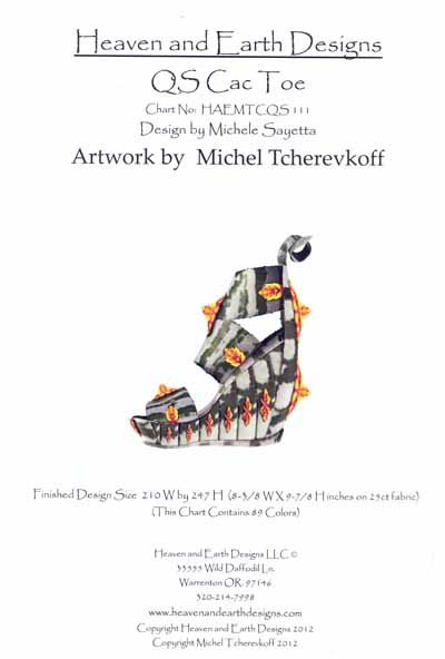 QS Cac Toe von Michel Tcherevkoff - Heaven and Earth Design